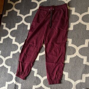 Burgundy Jogger Pants